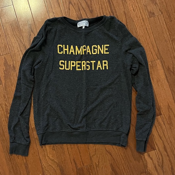 Wildfox “Champagne Superstar” sweatshirt - Picture 1 of 2